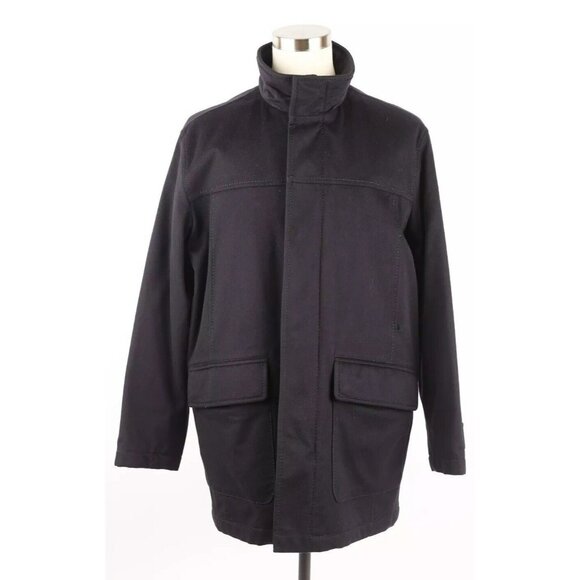 Paul & Shark Other - NEW Paul & Shark Loro Piana Cashmere Overcoat SZ XL Black